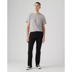 Levi’s Premium 541 Athletic Taper Jeans Black Leaf Stretch Denim Minimal Fall